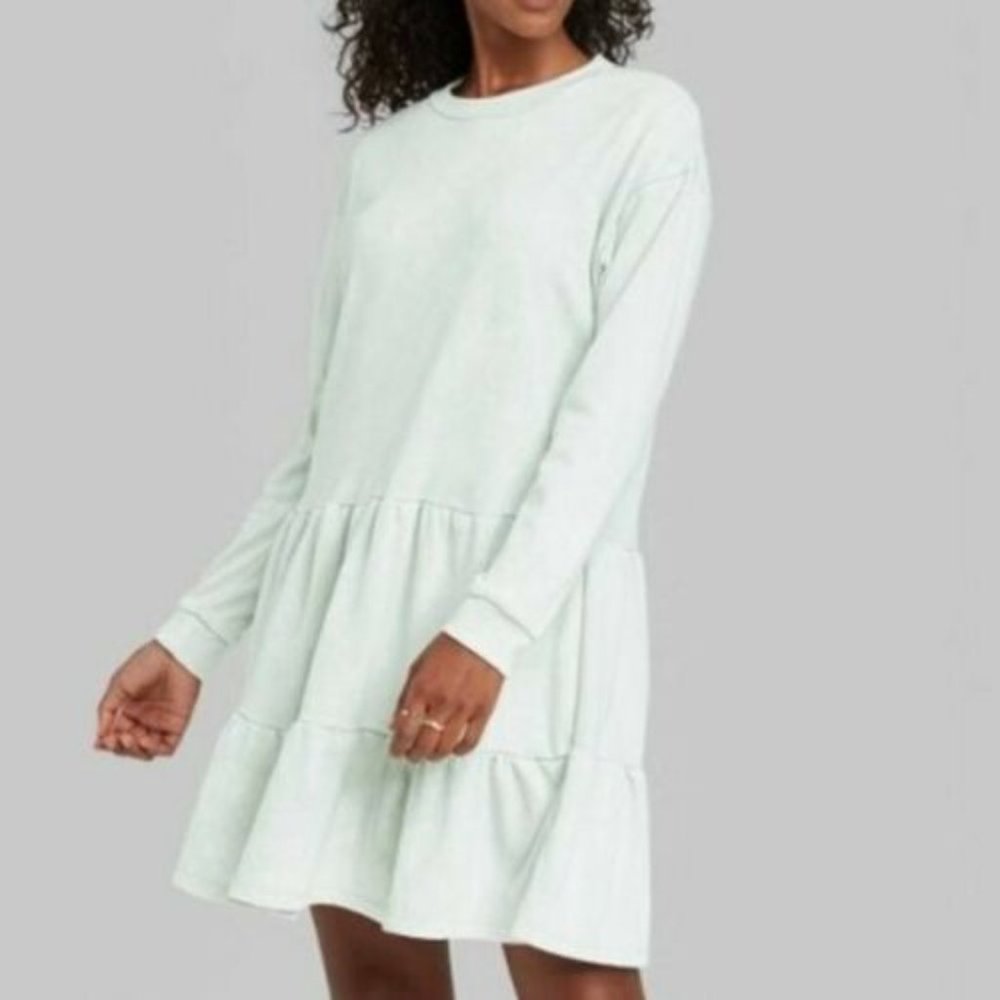 NEW Wild Fable Women's Light Blue Dress Multiple - Picture 1 of 2